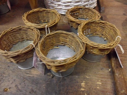 Lotto cestini piccoli porta - 5,