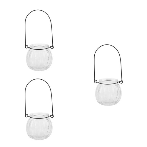 3pz portacandele vetro - 3pz,