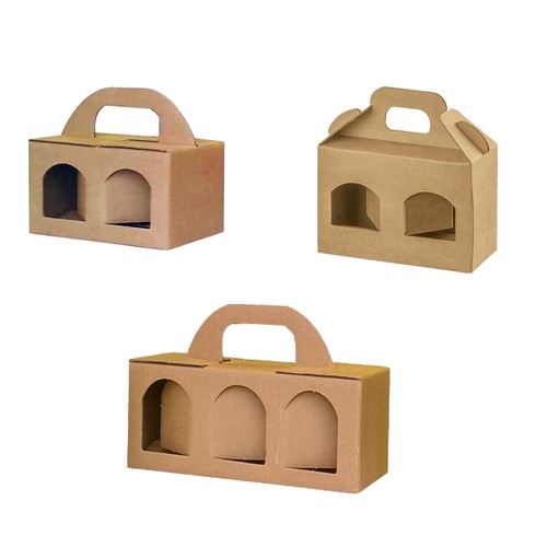 Scatola cartone porta vasetti - scatola,