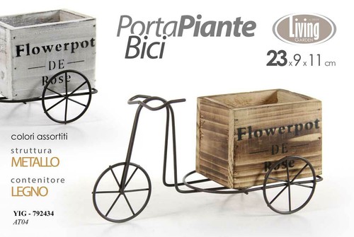 Bici bicicletta porta piante - ,